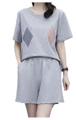 Loungewear Trainingsanzug Jersey Oberteil und Hose Erhältlich in 4 Oberteilen und Diamant-Shorts Cool und SC264 GR S [Scion & Co] [Scion] Set, Lässig, Kapuzenpullover, Zweifarbig