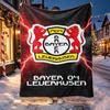 Bayer 04 Leverkusen Pattern Blanket for Home Decoration, Bed, Sofa, Car Travel, Camping, Suitable for All Seasons, Birthday Christmas Gift