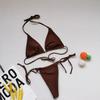 2021 European & American Sexy Triangle Bikini: Women's Multi-color Swimwear