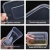Disposable Rectangular Plastic Meal Prep Containers