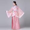 Vêtements Chinois Hanfu Fille aux Fleurs Robe de Scène Traditionnelle Robe de Danse pour Femme Adulte Fée