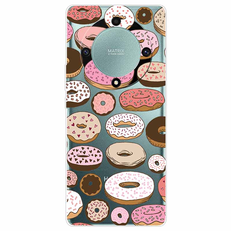 Custodia per Honor Magic6 Lite 5G Trasparente TPU Silicone Funda Capa per Honor Magic 6 Lite Coperture Morbide Magic6Lite Trasparenti Coques borsa