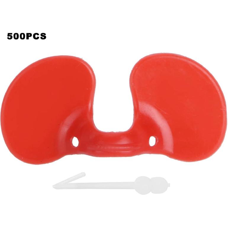 500Pcs Chicken Eye Glasses, Reusable Chicken Blinders Non-Pecking Eye Glasses Tool Pheasants Poultry Blinders Spectacles for Poultry Necessary,