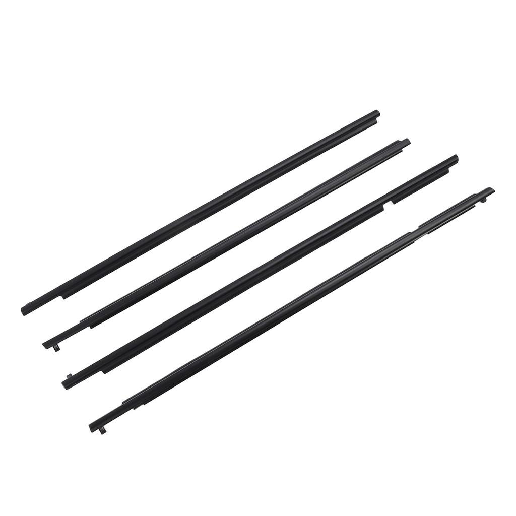 Car window rubber strips premium strips for front and rear wind and rain