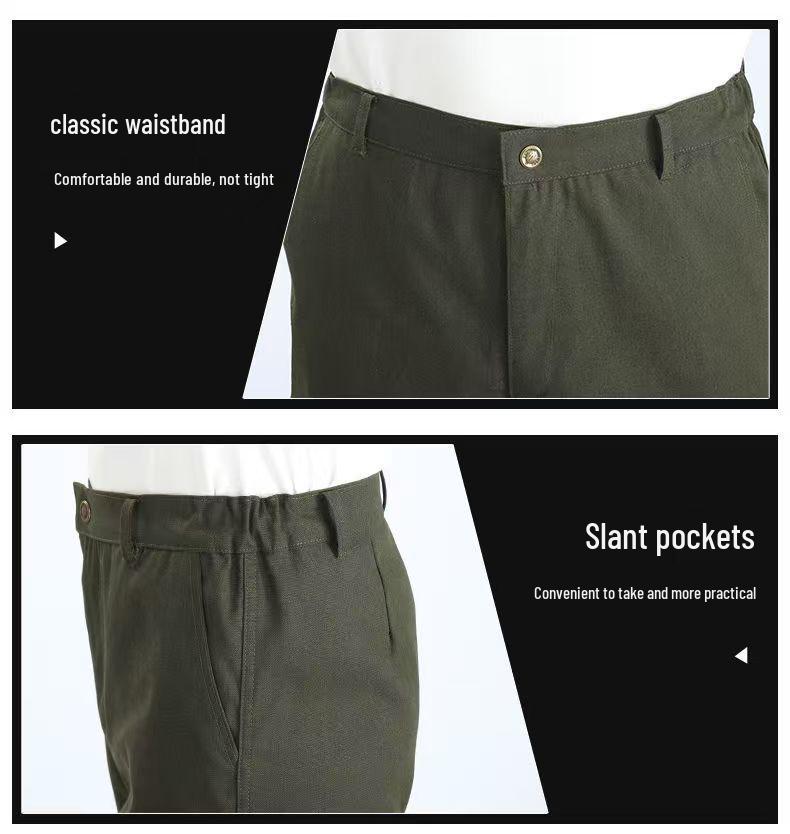 Spring & Autumn Men's Workwear Set: Anti-Scald, Wear & Dirt Resistant for Welding, Auto Repair, and Construction