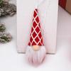 3Pcs Christmas Tree Hanging Gnome Plush Gonk Santa Doll Pendants Xmas Decoration