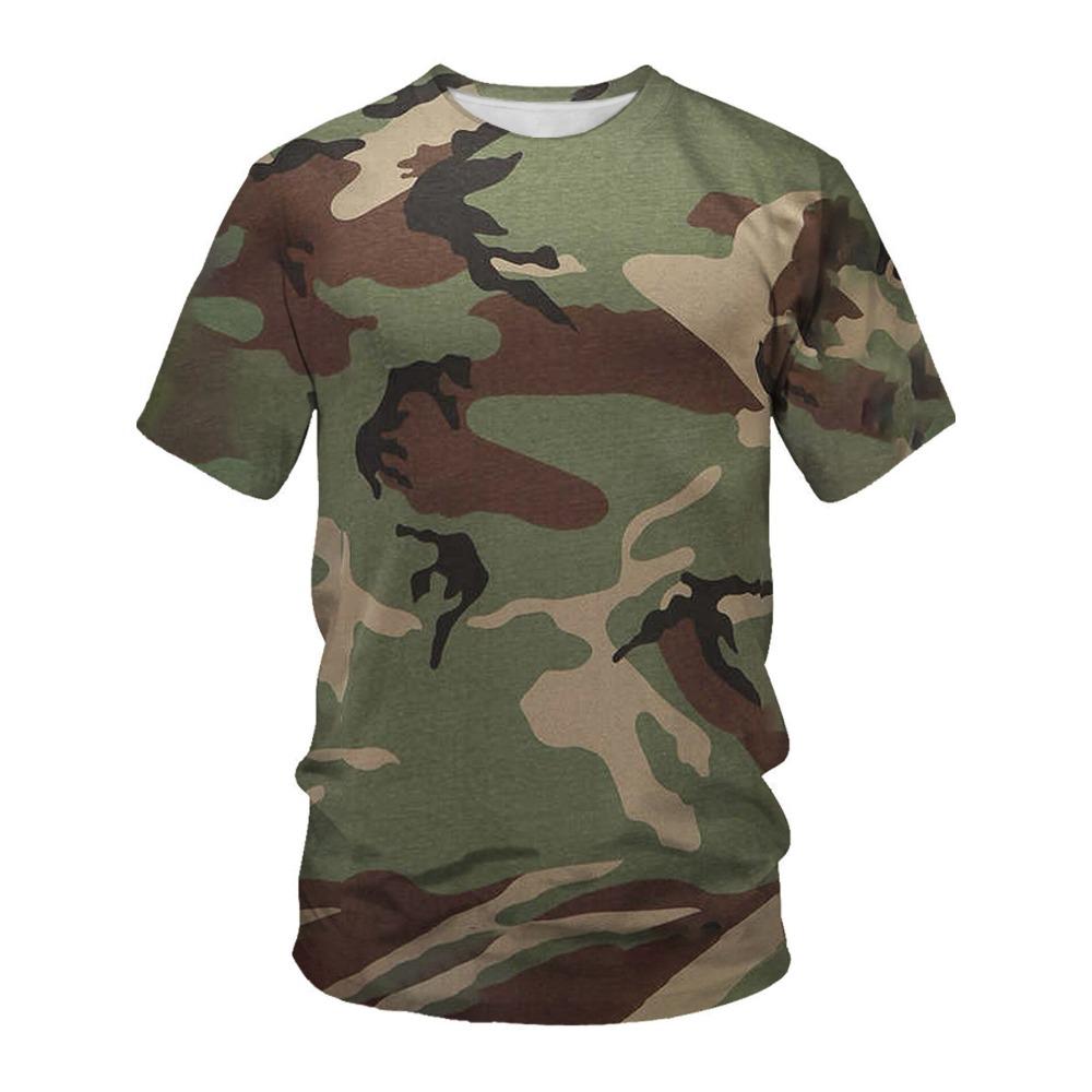 Men's T-shirt Round Neck 3D Men's Top