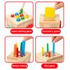 Montessori Early Education 5-In-1 Multifunctional Color Sorting Box, Children'S Shape Pairing Cognitive Wooden Toys