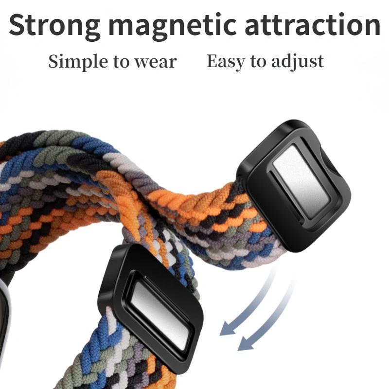 Magnetic Braided Strap for Huawei Watch Fit 4 Pro 3 Nylon Loop Correa Sports Bracelet for Huawei Fit3 Fit4 4Pro Band Accessories