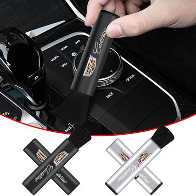 Car Dust Cleaning Brush Air Outlet Cleaning Tools Car Goods For Escalade Tiburon Deville Seville XT5 XTS CTS BLS SLS DTS SRX Metal