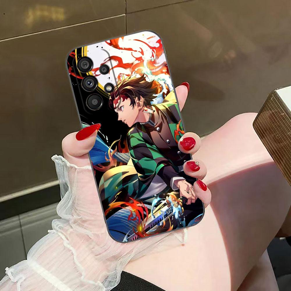 Anime Demons Slayers Tanjiro Phone Case For Samsung A73 A72 A71 A57 A56 A55 A54 A53 A52 A51 A37 A36 A32 A23 A22 A16 A15 A14 Case