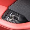 ABS Carbon Fibre For Jaguar F-TYPE 20013-2025 Car Interior Gear Shift Console Decoration Cover Stickers Accessories