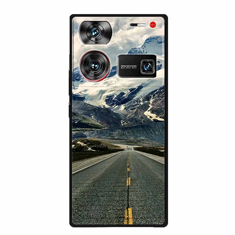 For ZTE Nubia Z60 Ultra Case Animals Soft Silicone TPU Cover Phone Cases For ZTE Nubia Z60Ultra 5G Protective Cool Wolf Coque