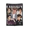 Vintage Owen Painter Bootleg Blanket Velvet All Season  Portable Super Soft Throw Blanket for Bedding Couch Bedding Throws