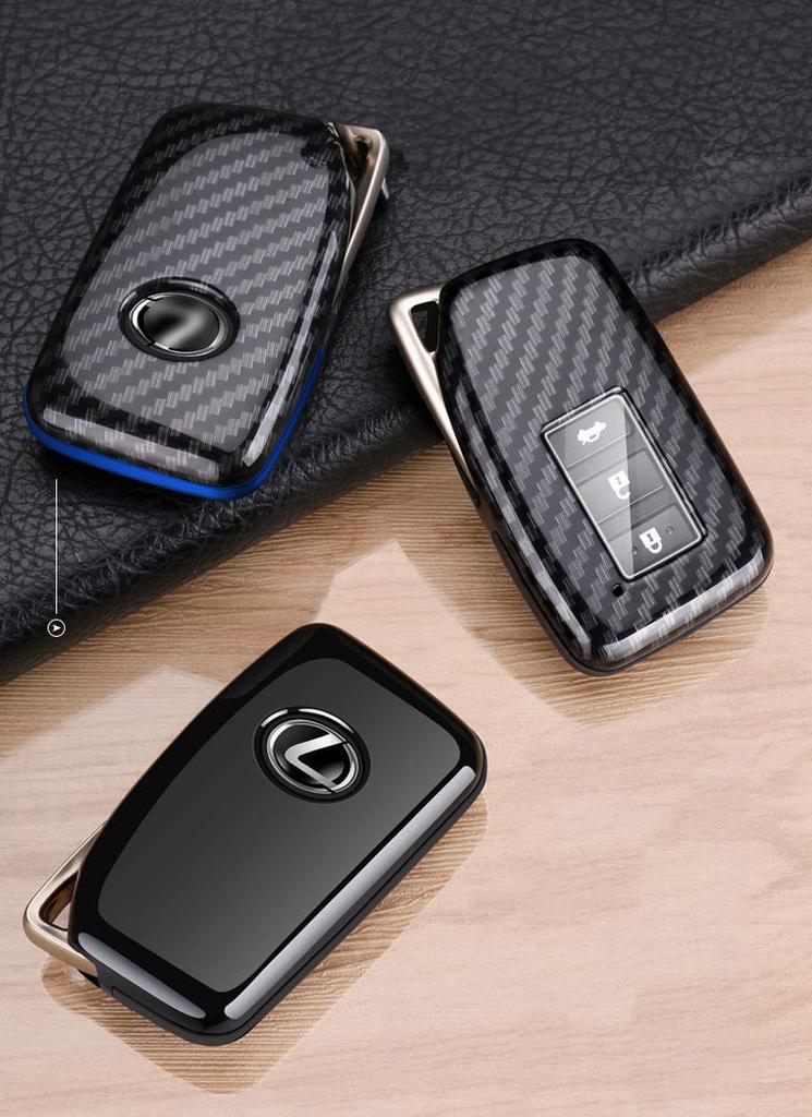 ONTTO Lexus Smart Key Case, Key Cover, Stylish, Textured, High-quality, Key Holder, Stain, Scratch-Resistant,