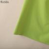 ZANZEA Women Casual Round Neck Summer Sleeveless Tank Tops