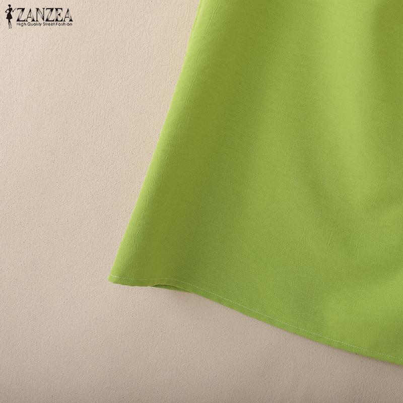 ZANZEA Women Casual Round Neck Summer Sleeveless Tank Tops