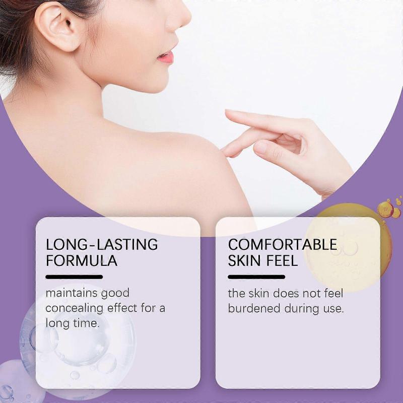 Körperabdeckungs-Perfector mit Pinsel | Wasserfeste & Transferbeständige Körper-Make-up, Langanhaltende Tattoo-Abdeckcreme für Beine & Körper, Vollabdeckung Cr