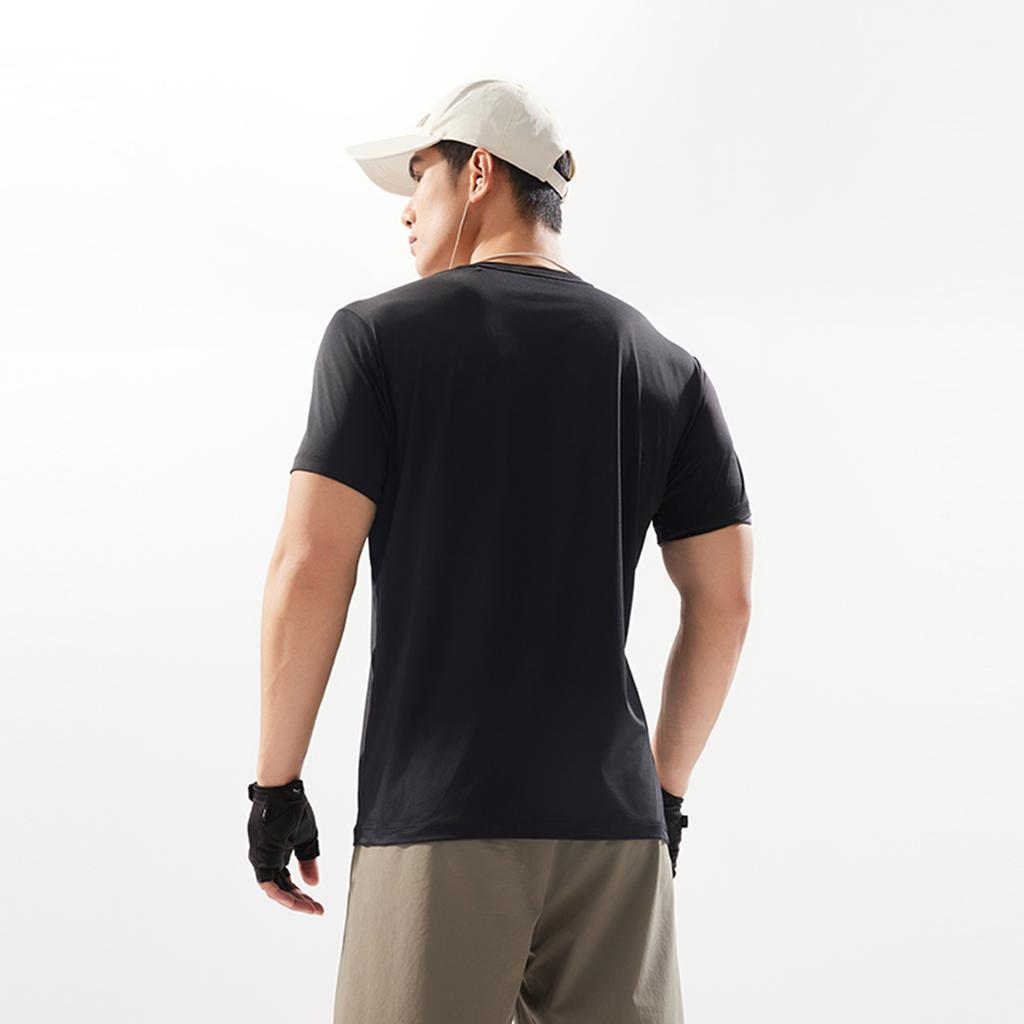 Li Ning Fitness Series T Shirt Men's Black ATSV107-1