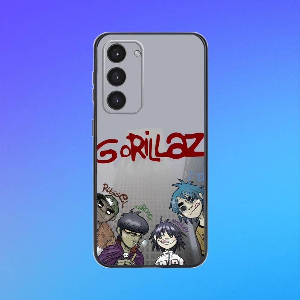 G-Gorillaz C-COOL Band Phone Case For Samsung A73,A72,A71,A70,A53,A52,A51 Black Soft Case