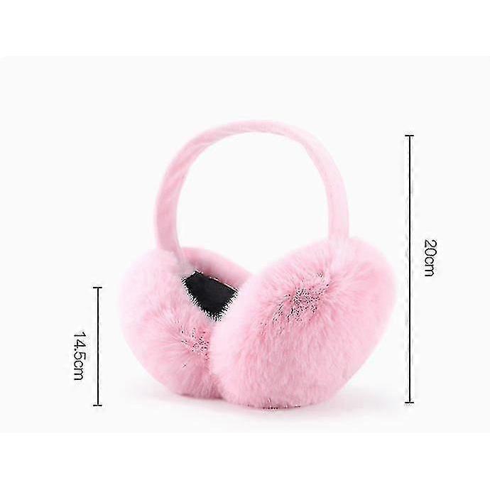 Winter Ear Muffs Faux Fur Warm Earmuffs Cute Foldable Outdoor Ear Warm