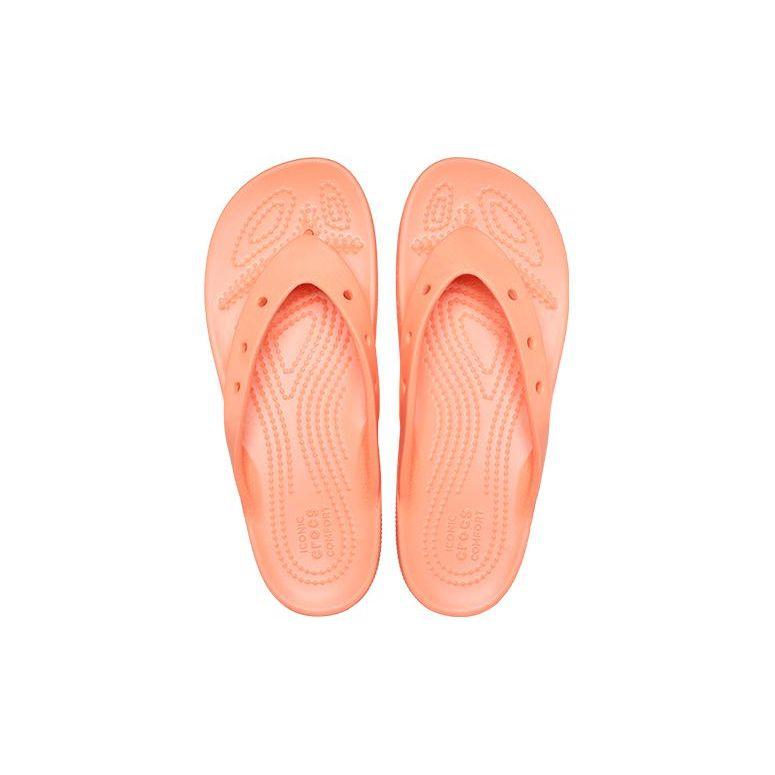 Crocs Classic Cloud Flip Flops Women Footwear Papaya-Red 207714-83E
