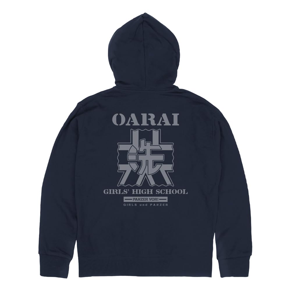 

[Cospa] [Official] 2D Girls & Panzer Final Chapter Oarai Girls Academy Zip Parka Ver.2.0 NAVY L size