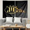 THW Kiel Print Tapestry, Backdrop, Easy Setup, Ideal for Bedroom, Office & Living Room, with Aesthetic Wall Hanging Decor.