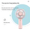 2025 USB-wiederaufladbarer Mini-Handventilator - Tragbares Geschenk mit individuellem Logo