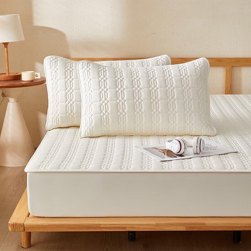 Heilan Home Quilted Washed Cotton Mattress Protector