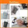 Stylish Women Simple Pu Leather Heart-shaped Decor Transparent Touch-screen Mobile Phone Bag