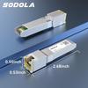 Sodola 10GBase-T SFP+ Module, 10G Copper, 1/2.5/5/10G Multi-Rate Optical Transceiver, Compatible with Cisco SFP-10G-T-S, TP-Link, Netgear, Ubiquiti UF