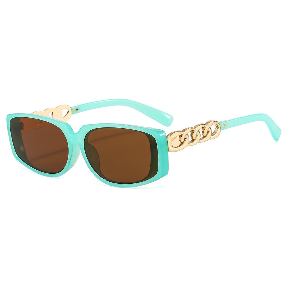 New Yingling style, European and American personalized small box sunglasses, street shooting characteristic glasses, retro sunglasses