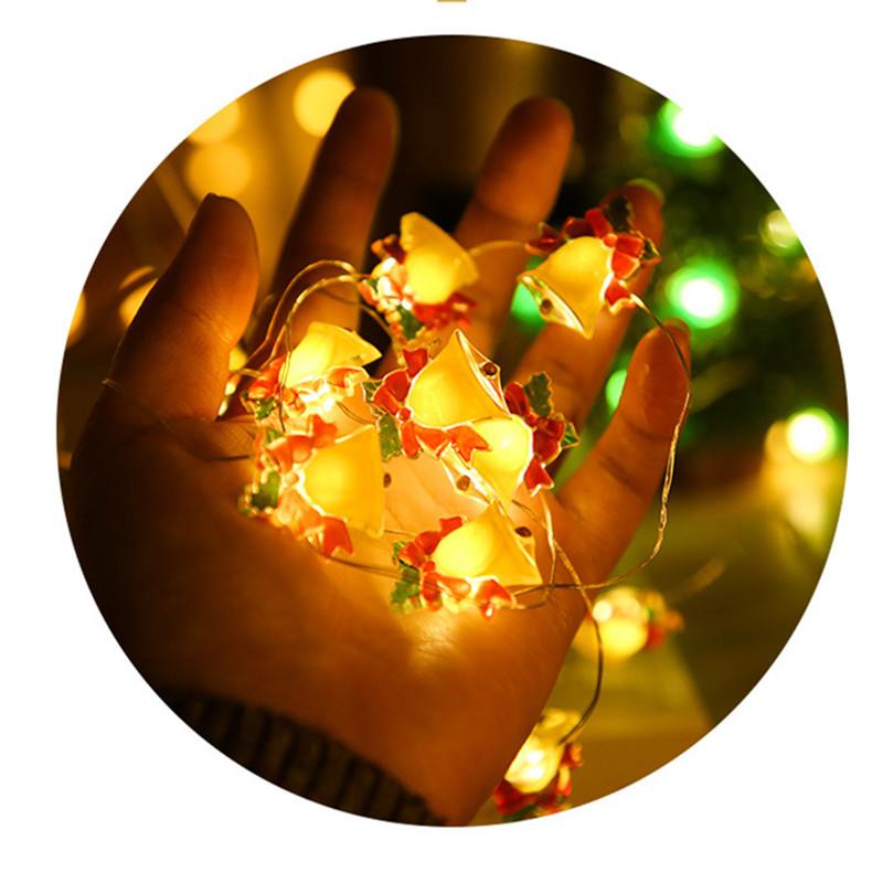 2M Santa Claus LED Garland String Lights Merry Christmas Decoration for Home Xmas Tree Ornament Navidad Natal New Year
