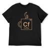 Coffee Element T-Shirt Anime Valentines Boutique Clothes Short Sleeve Tee Essential T Shirt Funny T Shirts Men