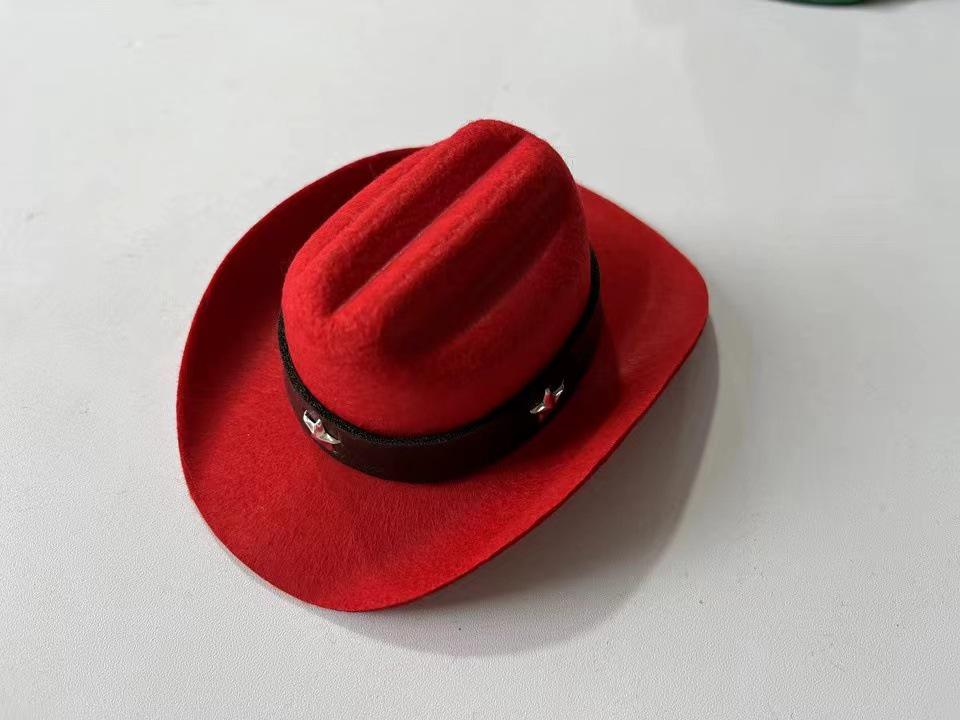 Denim Cowboy Hat with Star for Cats & Small Dogs