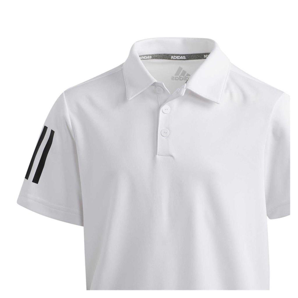 Adidas Boys 3 Stripes Polo Shirt