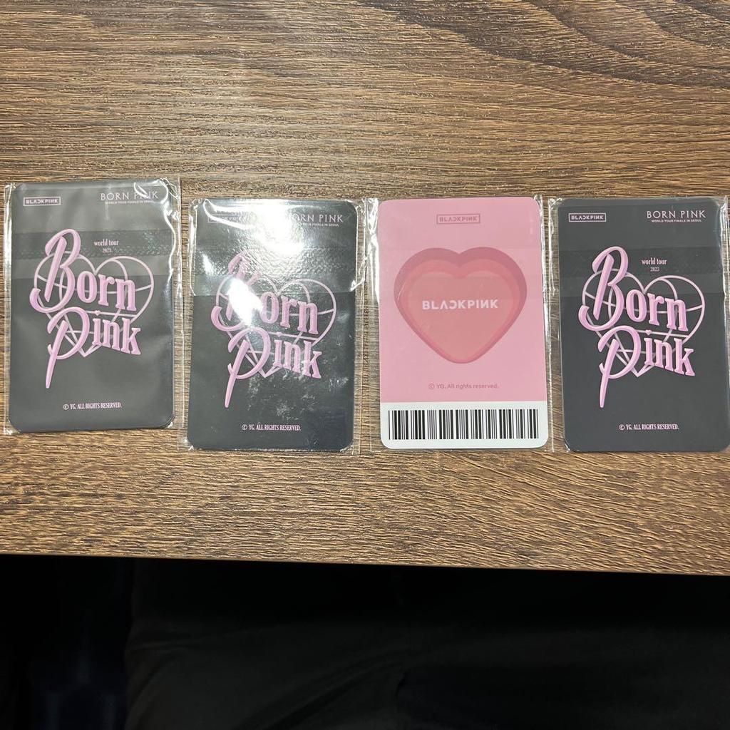 [USED] BLACK PINK Card Korea