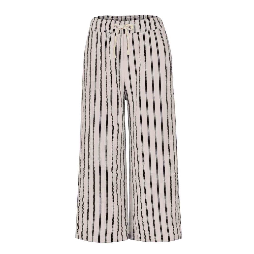 Women's Loose And Casual High-waisted Straight-leg Pants