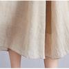 Summer New Large Size Cotton and Linen Casual Wide Leg Pants Women Elastic Waist Solid Vintage Loose Trousers Women Elegant Slim Fit Baggy Pants 26494