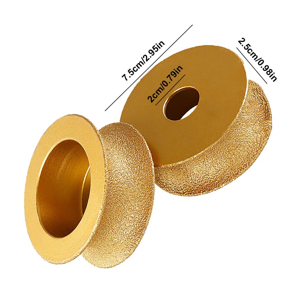 Grinding Wheels Stone Edge Marble Granite Tile Trimming Grinding Wheel Brazied Diamond Angle Grinder Grinding Disces