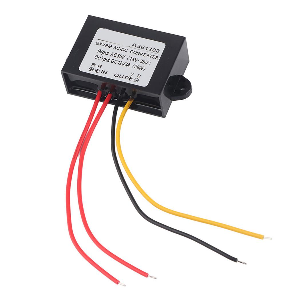 AC36V To DC12V Plastic AC DC Power Supply Converter Power Supply Module Adapter (3A)