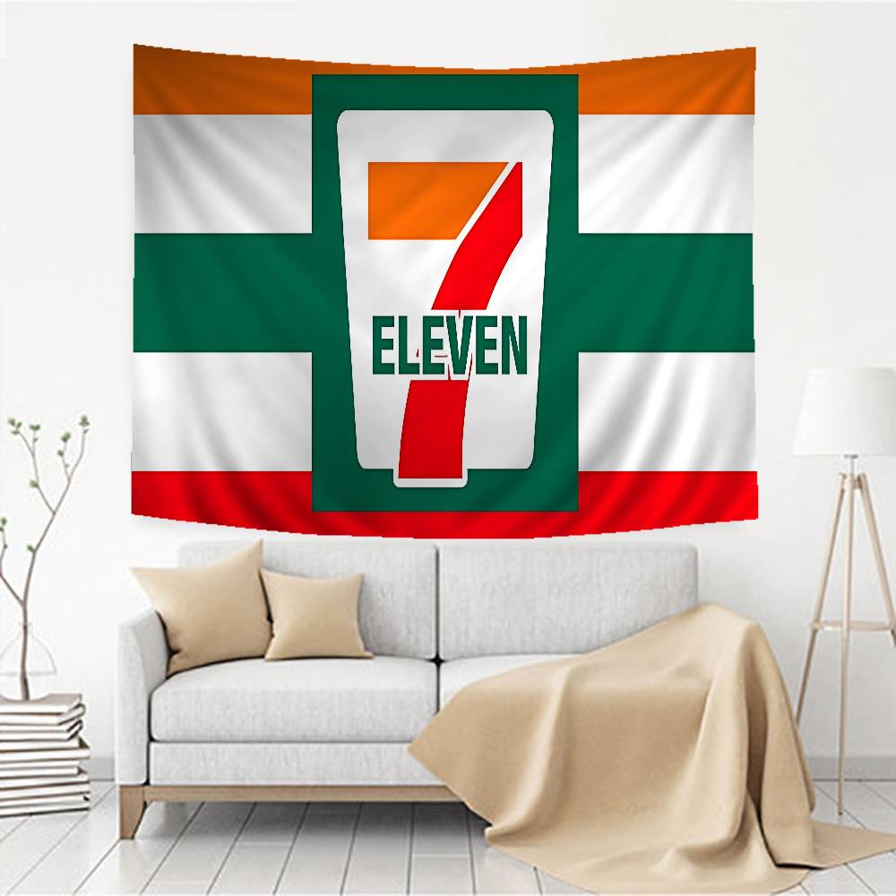 7-E-ELEVENS Cartoon Tapestry Wall Hanging Decoration Household Home Decor