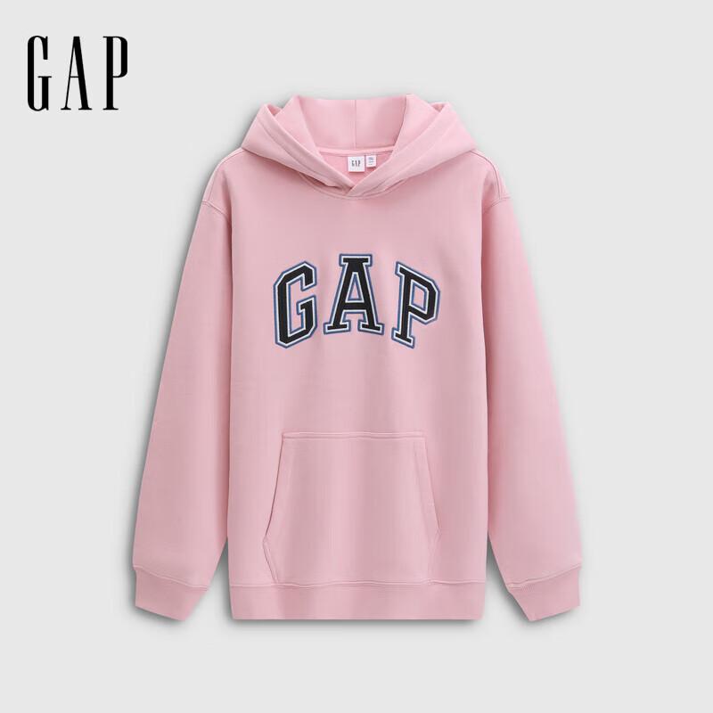 GAP Unisex Embroidered Logo Fleece Hoodie