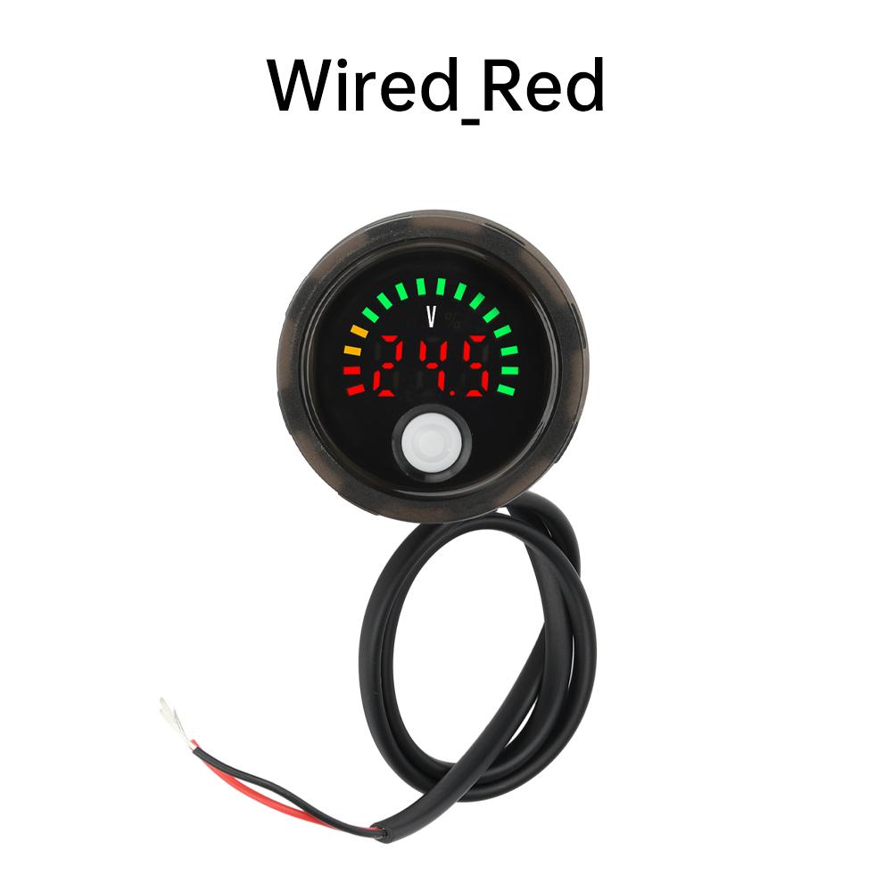 DC DC7-100V Mini LED Digital Voltmeter Waterproof Circular  Display Voltage Power Indicator Detector Tester Monitor
