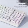 H97 Mechanical Keyboard: Wireless/Wired, RGB, Home/Office/Gaming, Three-Mode Bluetooth for Girls.