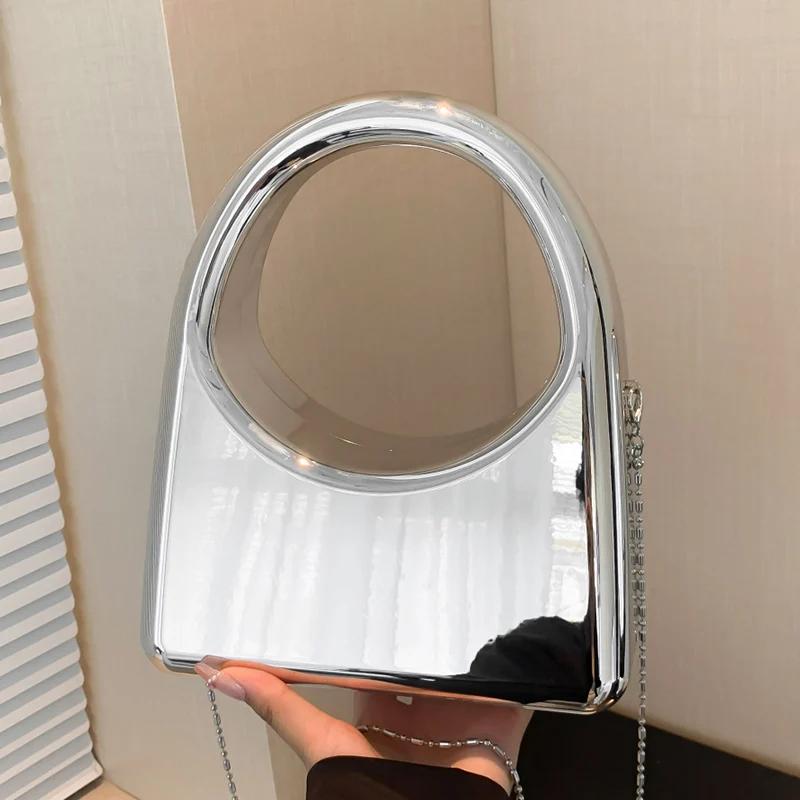 

Золотистые акриловые женские сумки и сумки новые дизайнерские блестящие металлические сумки на ремне яркие цепочки сумки-мессенджеры макияж ужин клатч