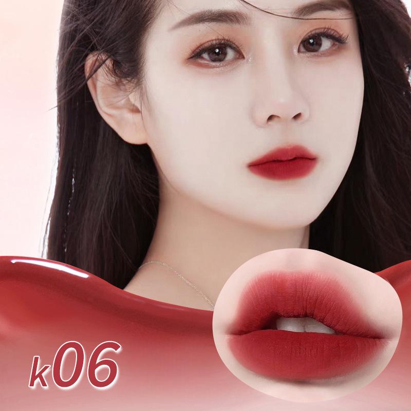 Glazura pentru buze mată înghețată, ruj mat catifelat, fără machiaj, albire, luciu de buze aerisit