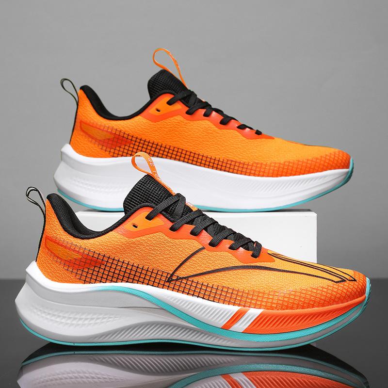 7Pro Running Shoes Men's Carbon Board Professional Racing Sports Training Sports Running Shoes Shock Absorption 34-44 Size 8
