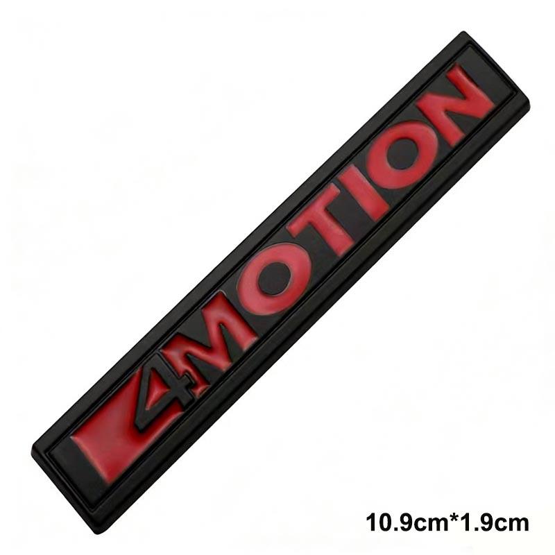 3D Metal 4MOTION Decorative Sticker For VW Passat Tanyue Golf Car Modification Parts Zf7